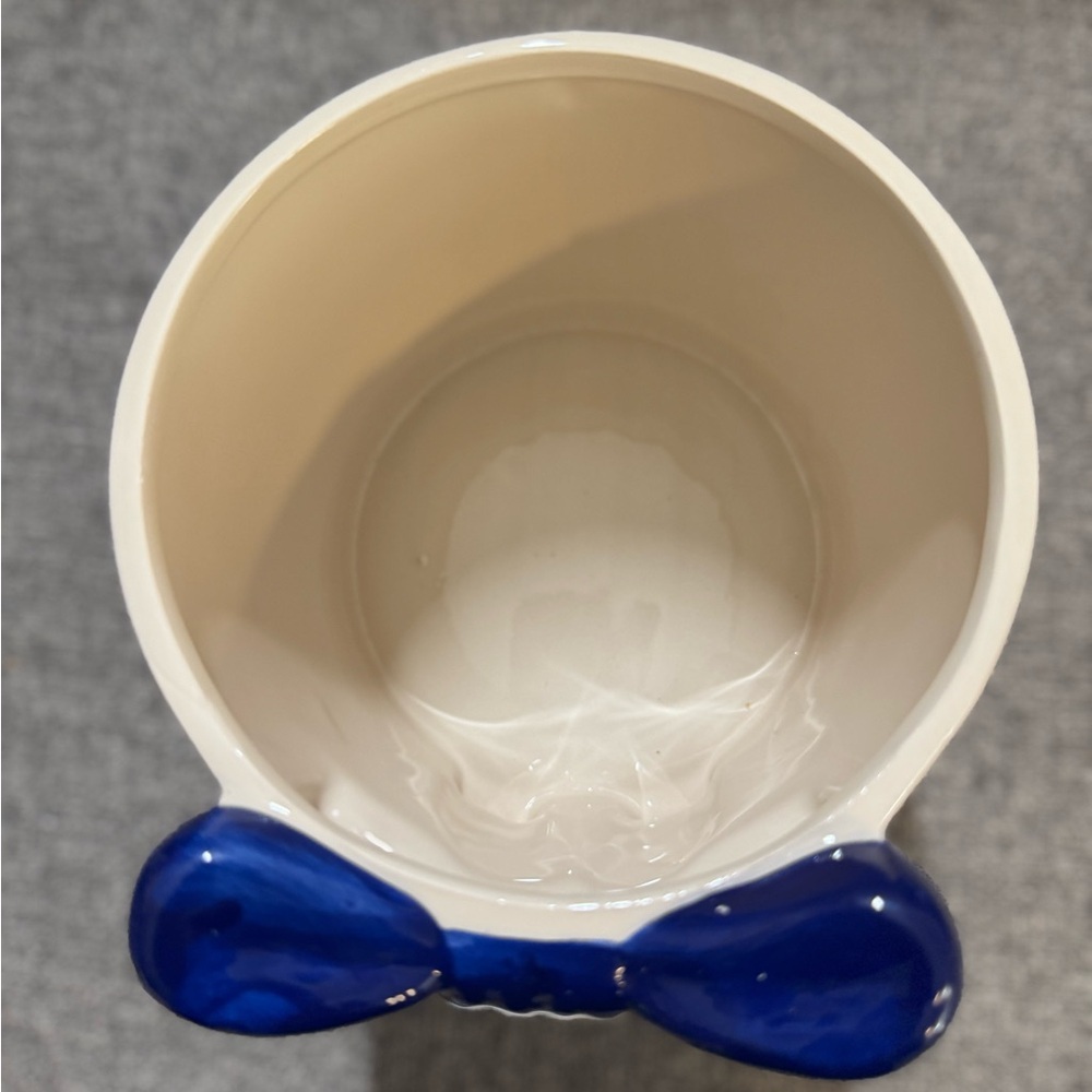 Chanel Navy and White Bow Container - Picture 4 of 5